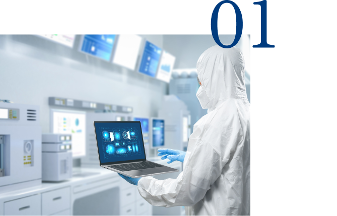 4つの特徴の1つ目。
工場でのスタッフの様子。