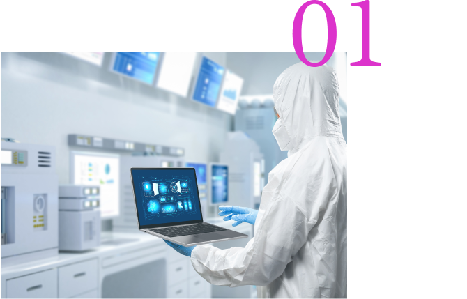 4つの特徴の1つ目。
工場でのスタッフの様子。