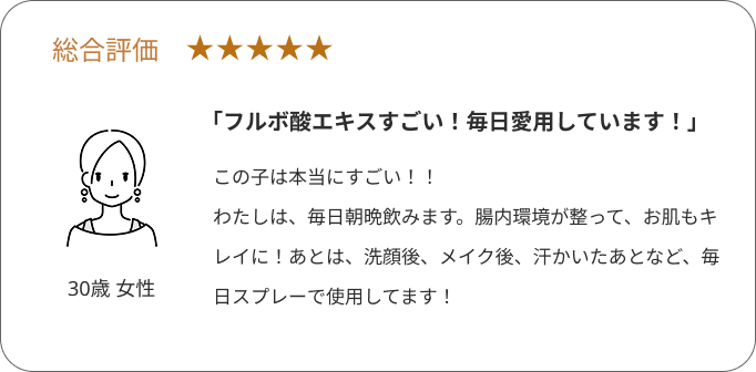 フルボ酸エキスに対する口コミ1