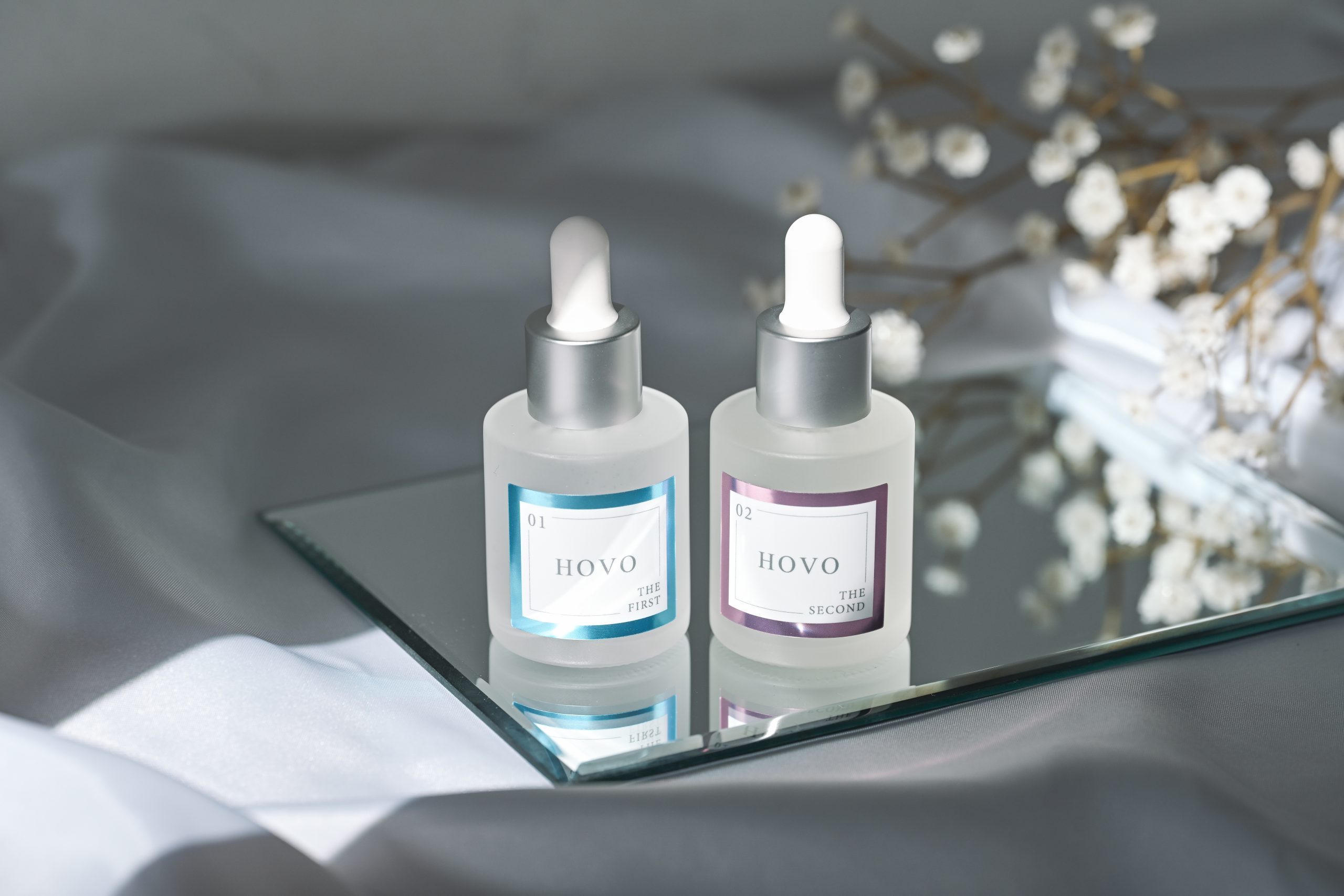 97%以上の美容成分と、発酵水のみでつくられた美容液。
HOVOの商品画像。