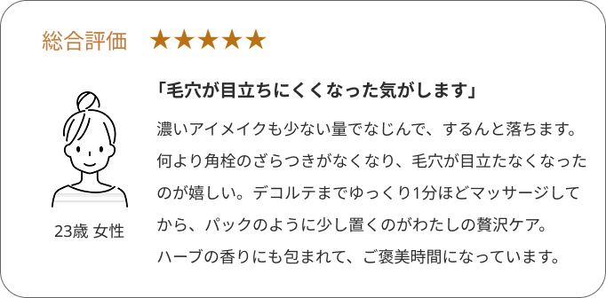 LAMBDAジェルクレンジングに対する口コミ3