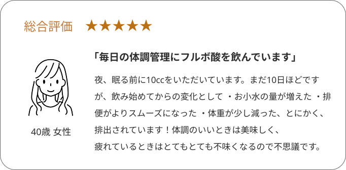 フルボ酸エキスに対する口コミ6