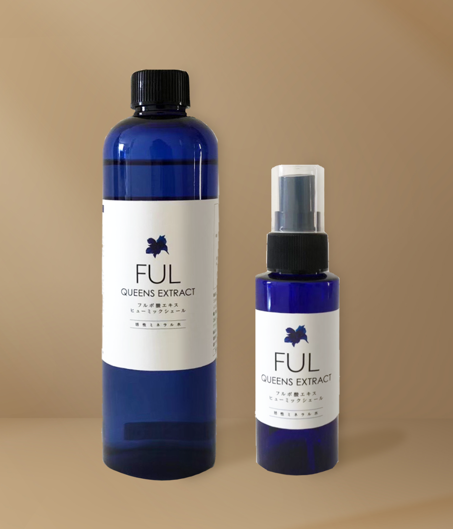 FUL QUEENS EXTRACT500mLと100mLの商品画像。