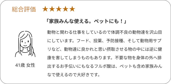 フルボ酸エキスに対する口コミ2