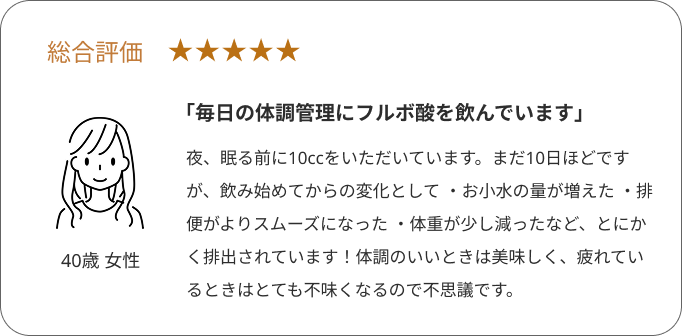 フルボ酸エキスに対する口コミ6